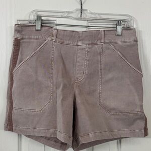 Spanx Women's Mauve Stretch Twill Shorts